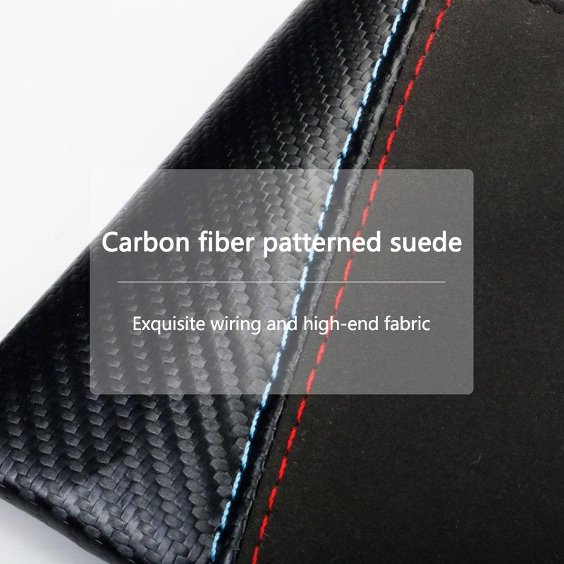 2Pcs Suede Leather Car Seat Belt Cover Safety Belts Protection Pads For New Bentley Flying Spur Continental GT Bentayga Mulsanne