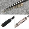 Portable Carbon Baitcasting Telescopic Fishing Rod Pole Reel Tackle Accessory3.0m   9.8ft Carbon Fishing Rod