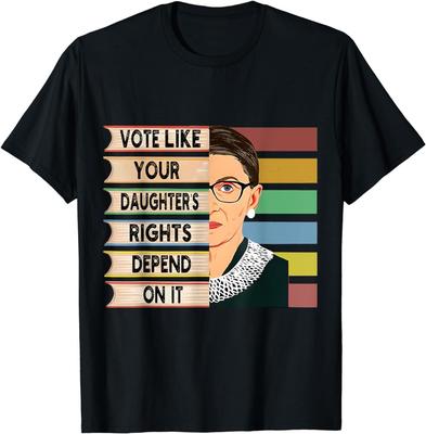 Feminist Ruth Bader Ginsburg RBG Quote Girl With Book Women T-Shirt Unisex T-Shirt