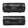 Skull Pattern PU Storage Pouch Motorbike Tool Bag Motorcycle Front Bag Front Fork Handlebar Bag Saddlebag