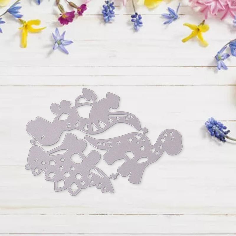 Dinosaur Metal Die Cuts Carbon Steel Cute Different Shapes Animals Cutting Dies for Crafts Card Making DIY Scrapbooking