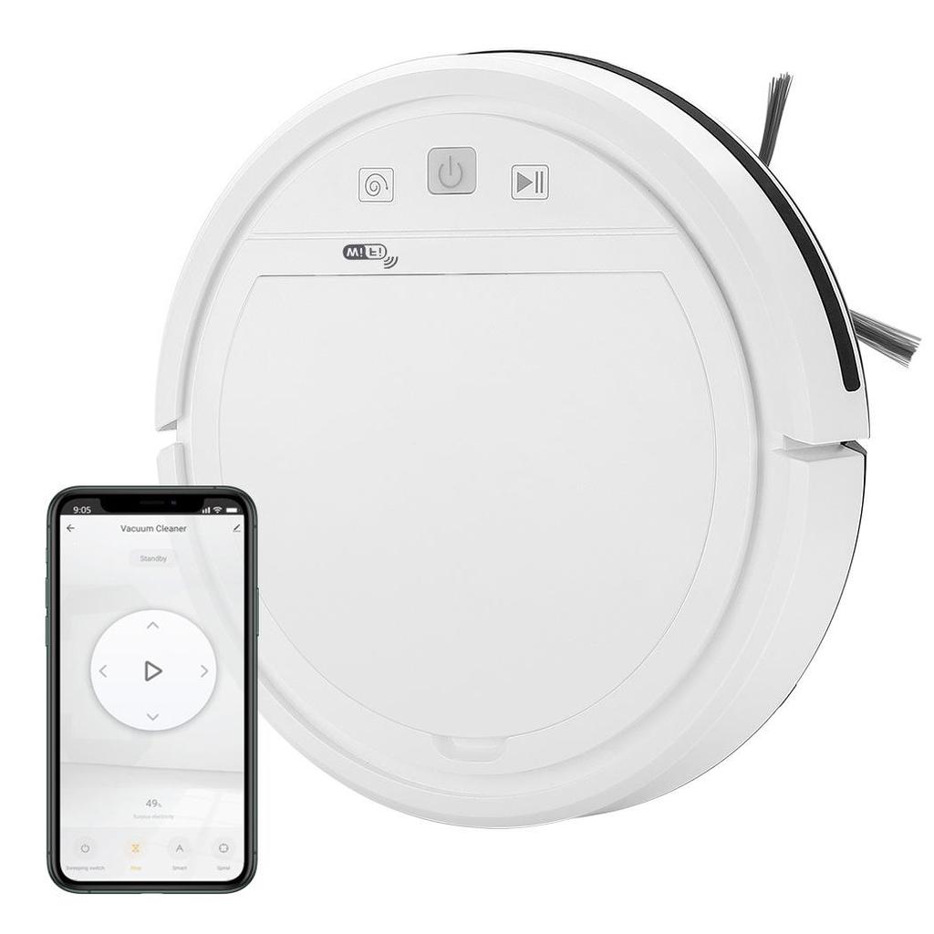 Cross-Border Smart Rechargeable 3-in-1 Cleaning Vacuum Robot with App Control.