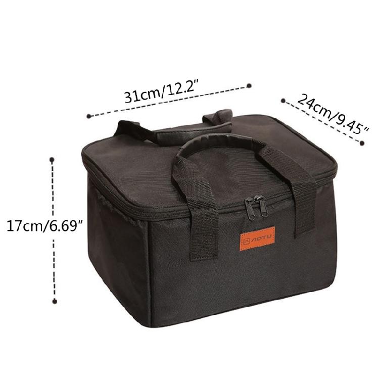 Outdoor Camping Cookware Bag BBQ Grills Storage Bag Picnic Tableware Organizers