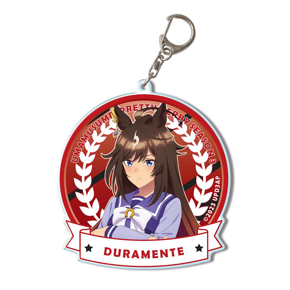 

Uma Musume Pretty Derby Kutasan Black Cheval Grand Duramente Verxina Vivlos HD Acrylic Keychain Fans Charm Gifts Bag pendant 6 cm