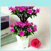 Lily Artificial Plant With Realistic Blooming Design For Home Decor And Gift