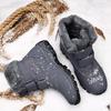 Plush High-top Boots Women Warm Snow Boots Non-slip Winter Cotton Shoes Waterproof Outdoor Hiking Sneakers
