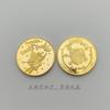 Dental Creative Tooth Fairy Shape Commemorative Coin Gold Plated Souvenir Coin for Children Kids Baby Dentistry Clinic Gifts