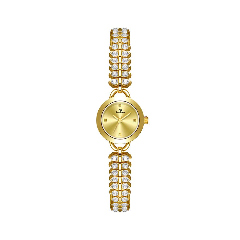 Women Bracelet Watch Top Brand Luxury Women Gold Small Dial Watch Rhinestone Ladies Wrist Watches Gift For Girlfriend Wife