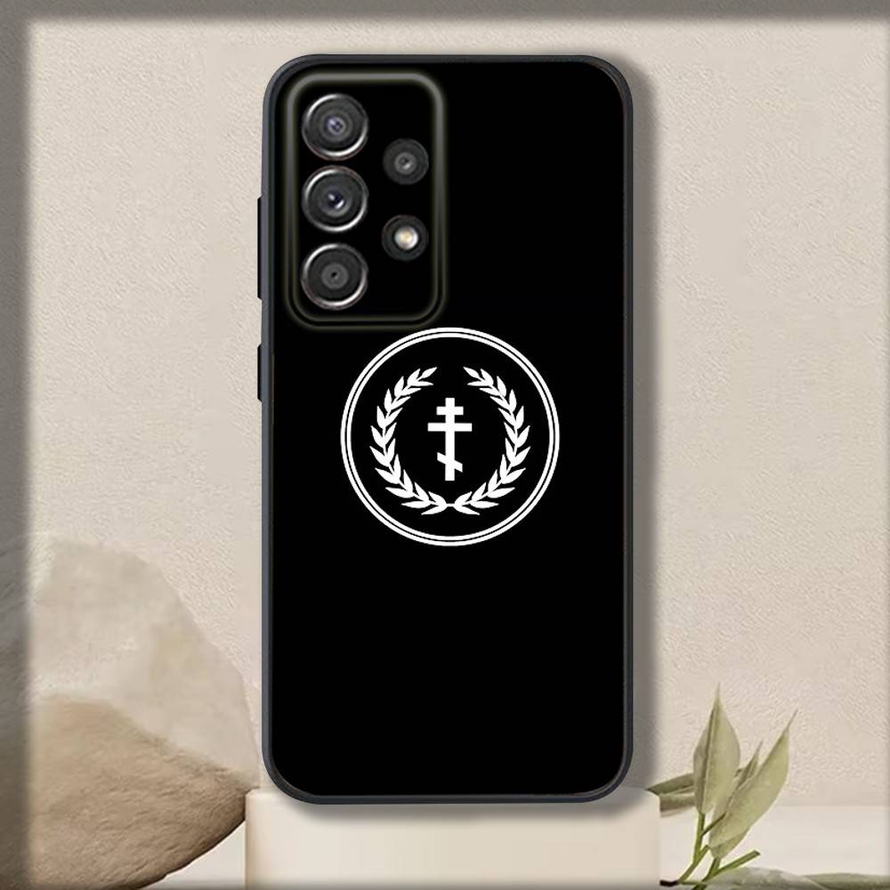 Orthodox Christians Phone Case For Samsung S 25,24,23,22,30,21,10,9,Ultra,Plus,Lite,FE,4,5 G Soft Black Case