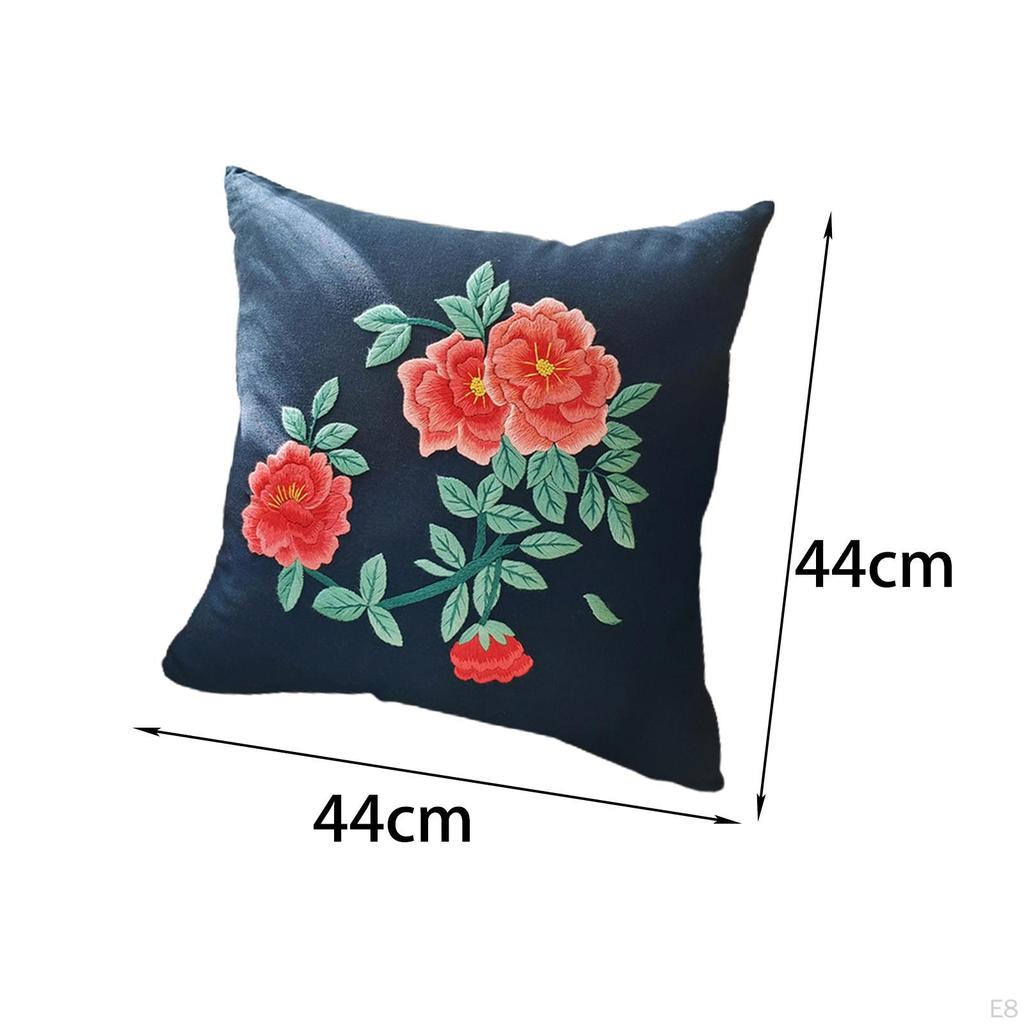 Embroidery Pillow Covers Kit Crafts Sofa Decoration Sewing Supplies for Beginners