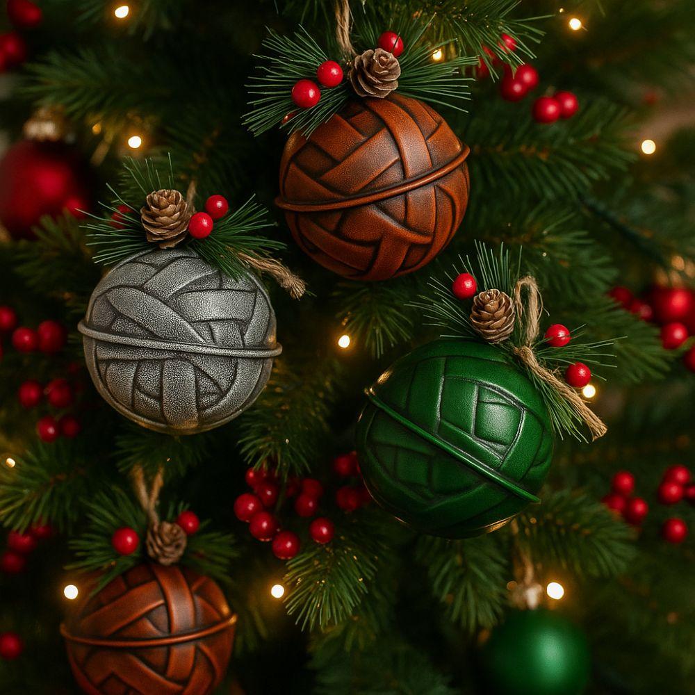 Pinecone Red Berry Christmas Tree Hanging Bell Retro Xmas Hanging Pendant  Holiday