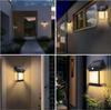 Outdoor Solar Tungsten Wall Light House Shape Motion Sensor Wall Lamp IP65 Waterproof Solar Powered Garden Lamp 3 Lighting Modes