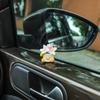 Cute Car Accessories, Decorative Pieces, Potted Flowers, Car Mini Ornaments, Compact Center Console Decorations, with A Sense of Sophistication.