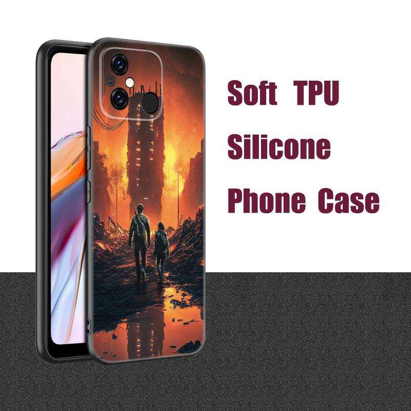 The Last Of Us Black Silicone Phone Case For Xiaomi Redmi 7A 8A 9A 10A 11A 9C 10C 12C 13C 11 Prime A1 A2 Plus 12 4G Note 9T 12R