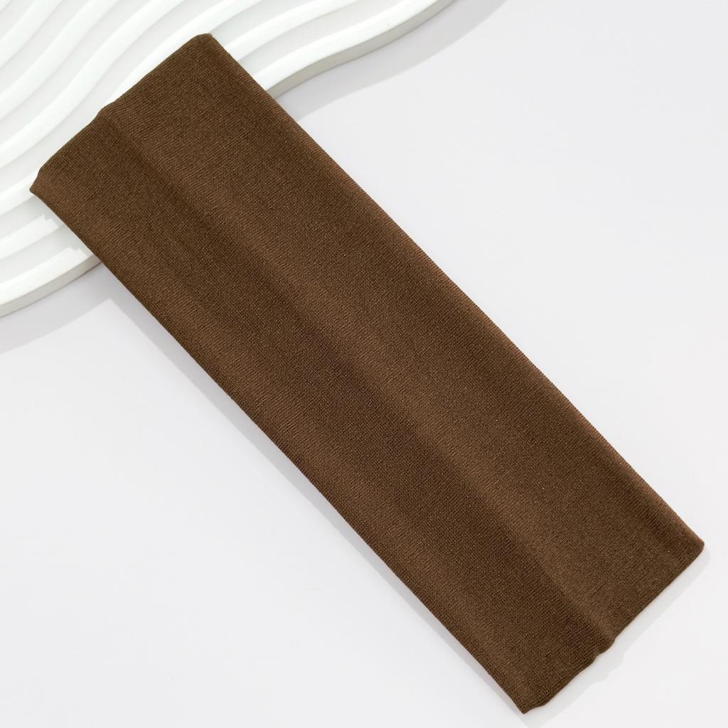 Pure Color Widened 7CM Hairband with High Elasticity, Suitable for Sports, Headscarf, Yoga, Hair Accessory