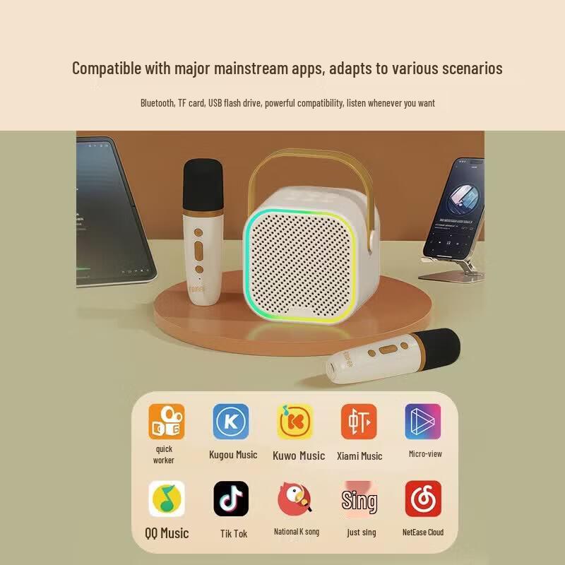 Edifier Q1C Portable Karaoke Speaker with Single Microphone (CN Version)