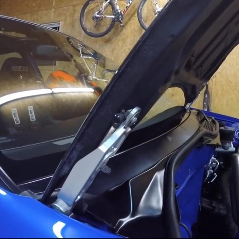 Quick Release HoodHinge Release Latches Billet For Civic EK 1996-2000 EG 1992-1995 EG6 Aluminum