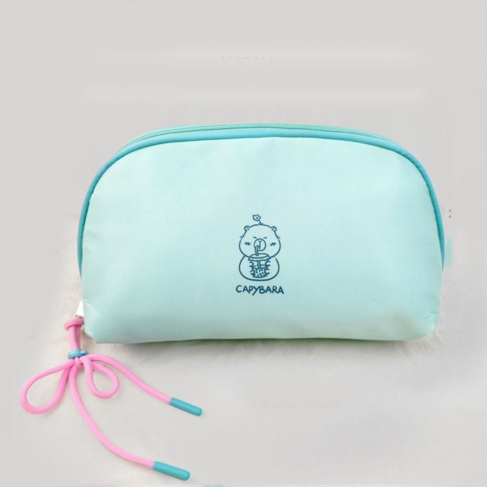 Color Blocking Cute Cosmetic Bag Large Capacity Travel Makeup Storage Bag  Shopping