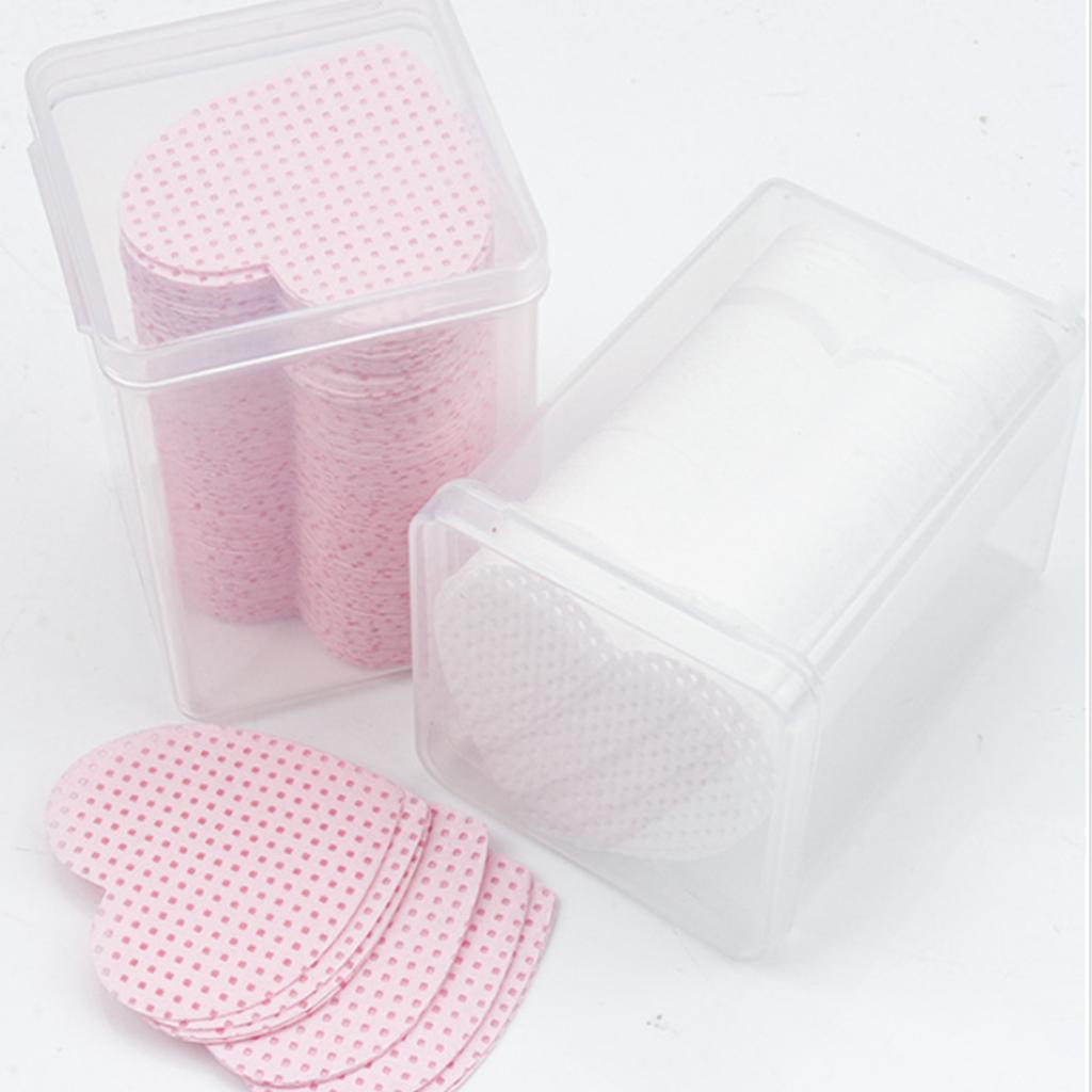 Eyelash Extension Glue Wipes Eyelash Glue Cleaner Non Woven Fabric Glue Wipes for Lash-Extension Glue Nail Polish Bottle