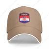 Croatia Flag Emblem Baseball Cap Sun Hat For Children Sun Hat Sports Cap Golf Unisex Womens