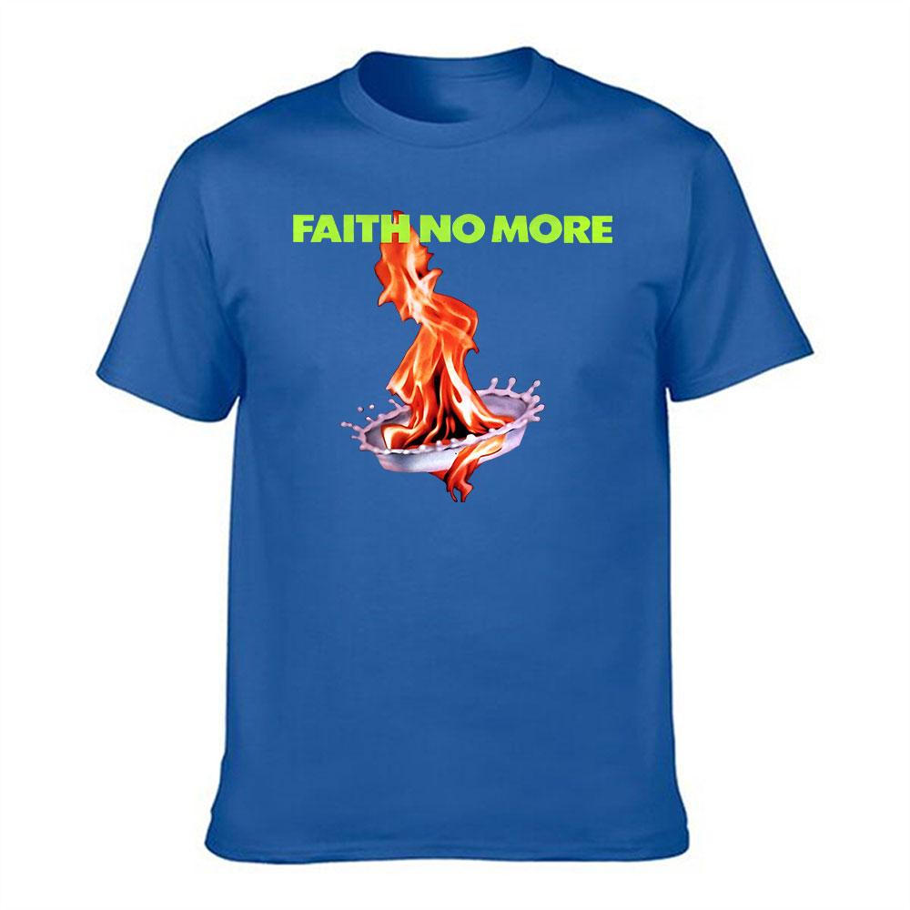 Unisexs 100 Cotton Faith No More Band Graphic Tshirt Vintage Rock Music Print Crew Neck Casual Tee Top