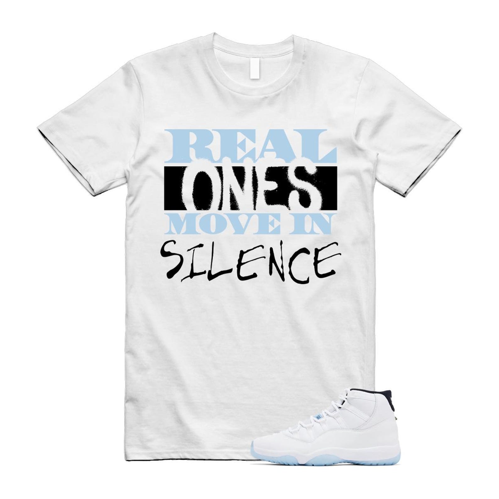 11 Legend Blue White Black 2024 T Shirt Match REAL 2XL