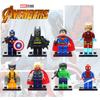 High-quality Abs Plastic Building Blocks Jr833b Avengers Superhero Series