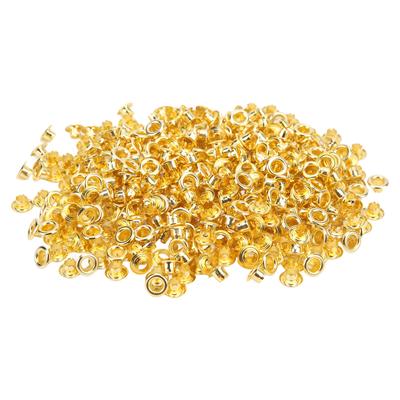 500Pcs Metal Eyelets Sturdy Fine Workmanship Good Toughness Grommet Eyelet for Luggage Shoes Hats