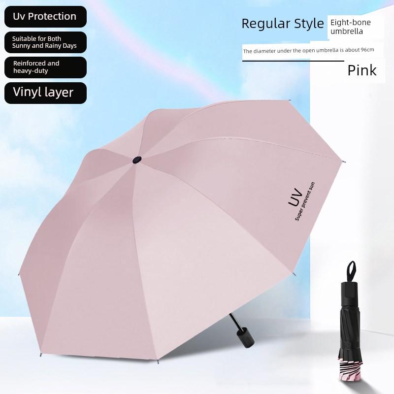 Umbrella, Sun Umbrella, Sun Protection, Uv Protection, Sunshade Umbrella for Women, Dual-Use for Sun and Rain, Manual Folding Umbrella, Large Size