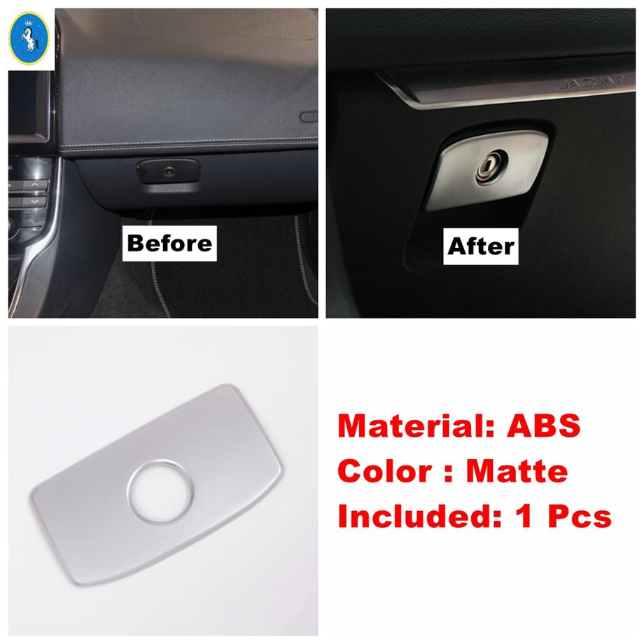 

Matte Pillar A Air AC / Lift Button Panel / Headrest Lights / Control Panel Accessories Cover Trim For Jaguar XF XE 2016 - Glove Storage Box