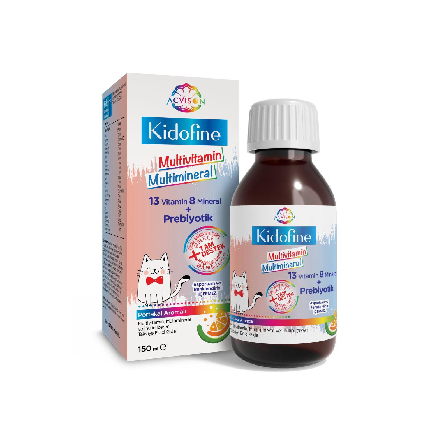 

Kidofine Multivitamine 13 Vitamin 8 Minerals For Children