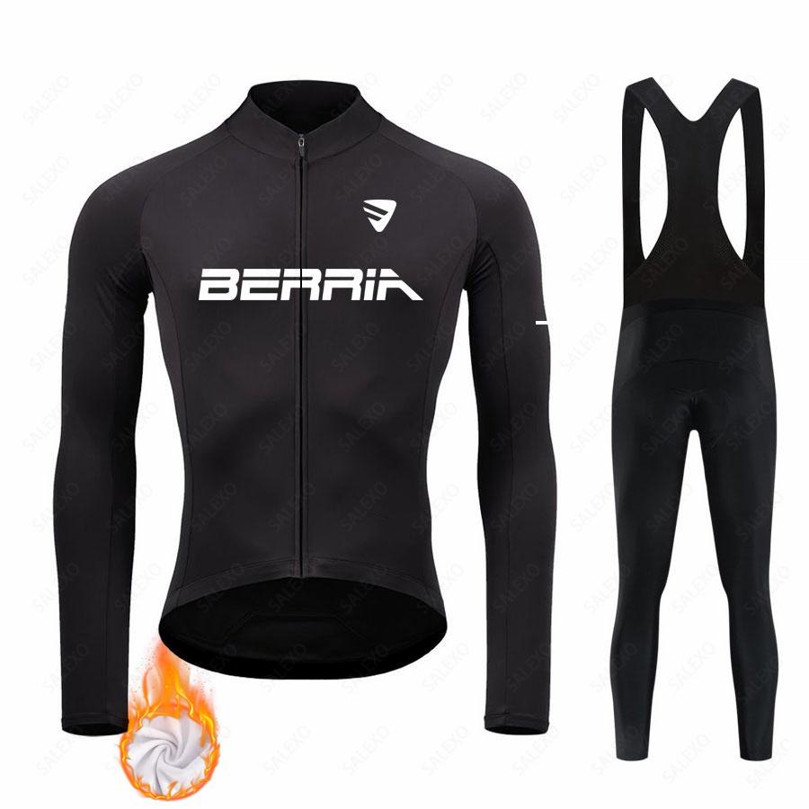 Men Thermal Fleece MTB Bike Clothes Ciclismo Uniform Maillot Hombre Bicycle Clothing Suit Cycling Suit Set with Plush Insulation for Winter 2026