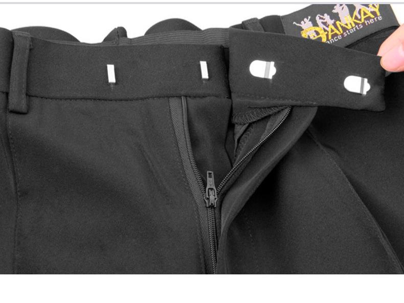 Dan Kai Herren Übergröße Gesellschaftstanz Weitbeinige Hosen für Herbst/Winter - Latein & Modern Performance Wettbewerb.