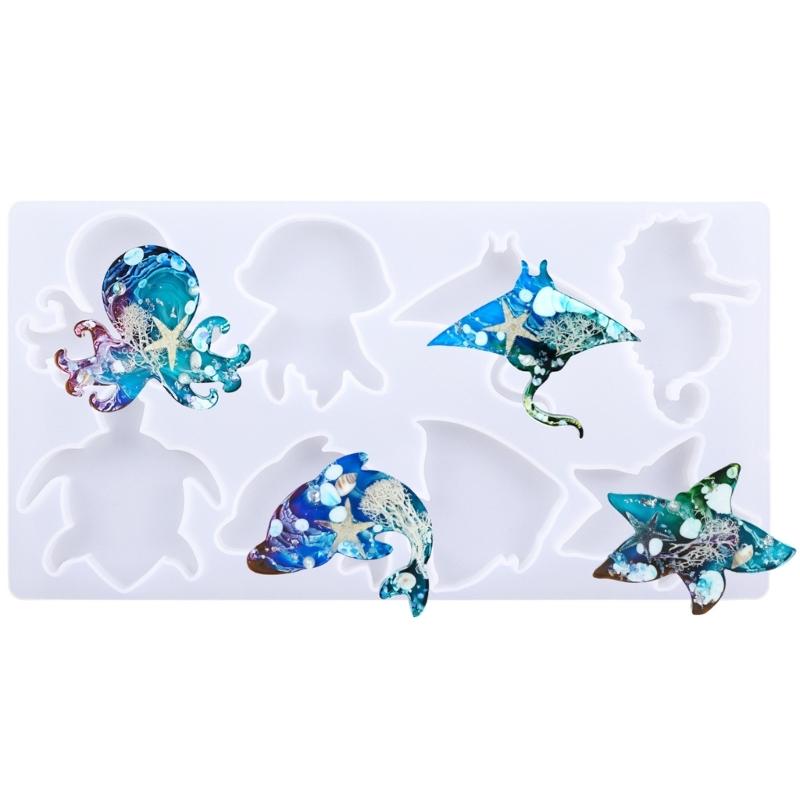 Silicone Pendant Moulds Clay Molds Silicone Keychain Moulds Silicone Material Perfect Gift for Hand Making Lovers Friend