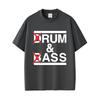 Drum and Bass Funny Meme T Shirts Rum and Ass Lovers Jokes Short Sleeve Men Casual Cotton T-shirt Men's Fashion Oversized Tshirt