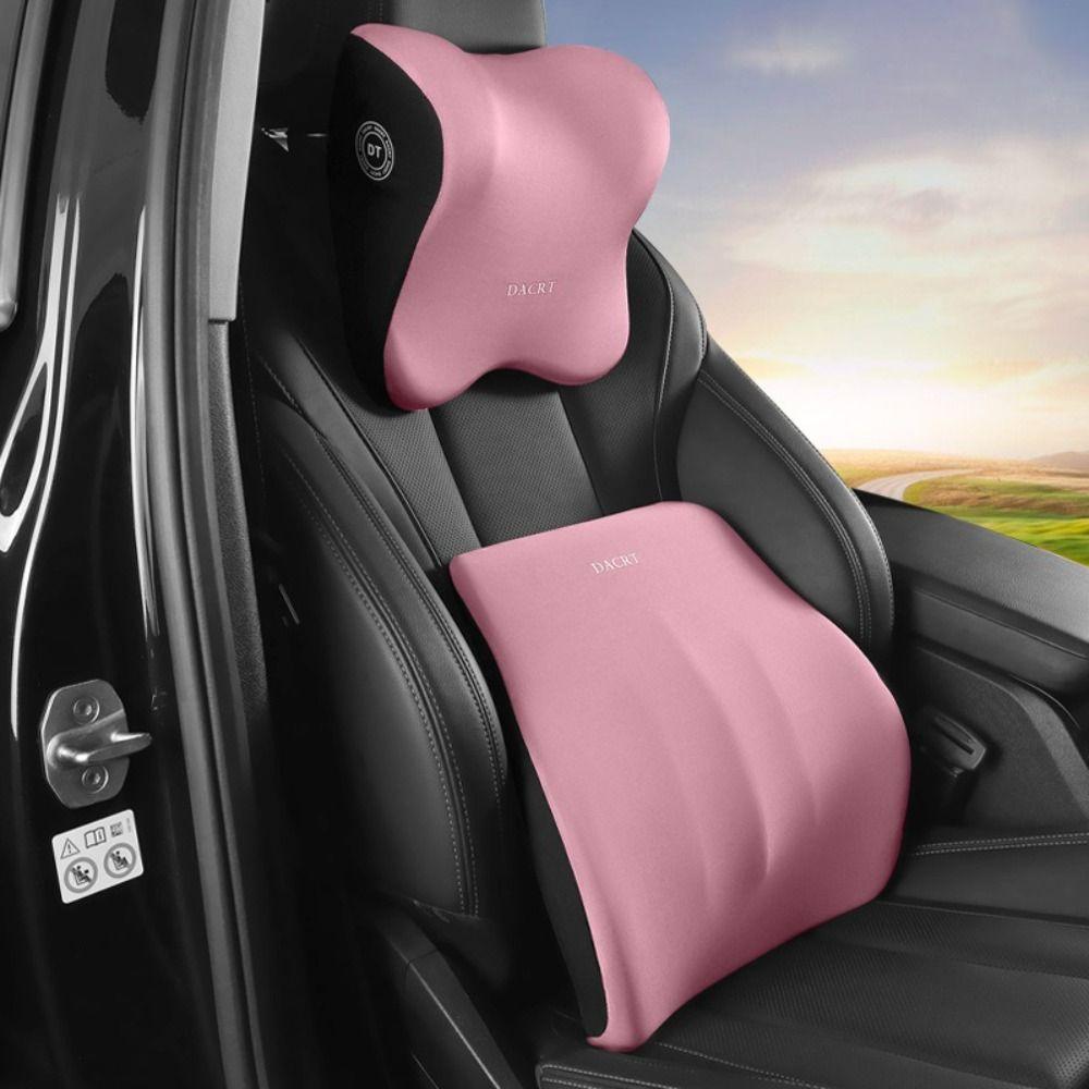 Ergonomic Design Lumbar Support Memory Cotton Backrest Cushion Comfort Car Cushion  Car