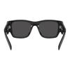 Prada Fashion High-End Triangle Logo Design Acetate Square Sunglasses Unisex Sunglasses Black PR-10ZSF-1AB5S0-55-19