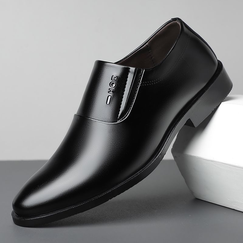 Men's Breathable, Non-slip Business Formal Leather Shoes, Versatile Casual Leather Shoes