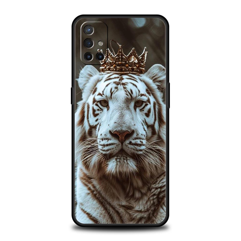 Animal White Tiger Phone Case For OnePlus 15 13 12 11 10 9 8 13T 10T 7T Pro 13R 12R 9RT 8T Nord 4 N200 2T CE 2 3 5G Lite Cover
