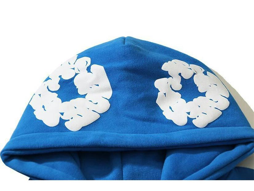 Americká ulica Hip Hop Bavlna Potlač Ležérna Voľná Mikina s Kapucňou, Pár Štýl