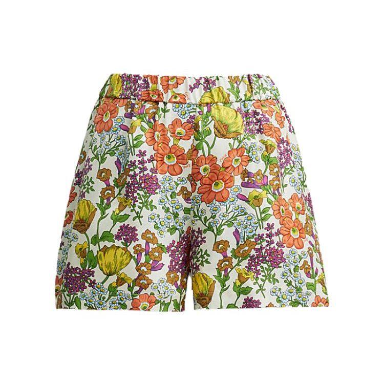Coach SS23 Floral Print High Waist Casual Shorts Women shorts Multicolor CJ478-VMI S