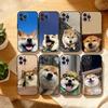 Animal Shiba Inu Dog Cute Phone Case For iPhone17,16,15,14,13,12,Plus,Pro Max, 5G Others Soft Black Cover