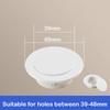 New Plastic Air Conditioning Pipes Cover Split Type White Wall Decorative Cover Hole Cover Plug Cable Entry