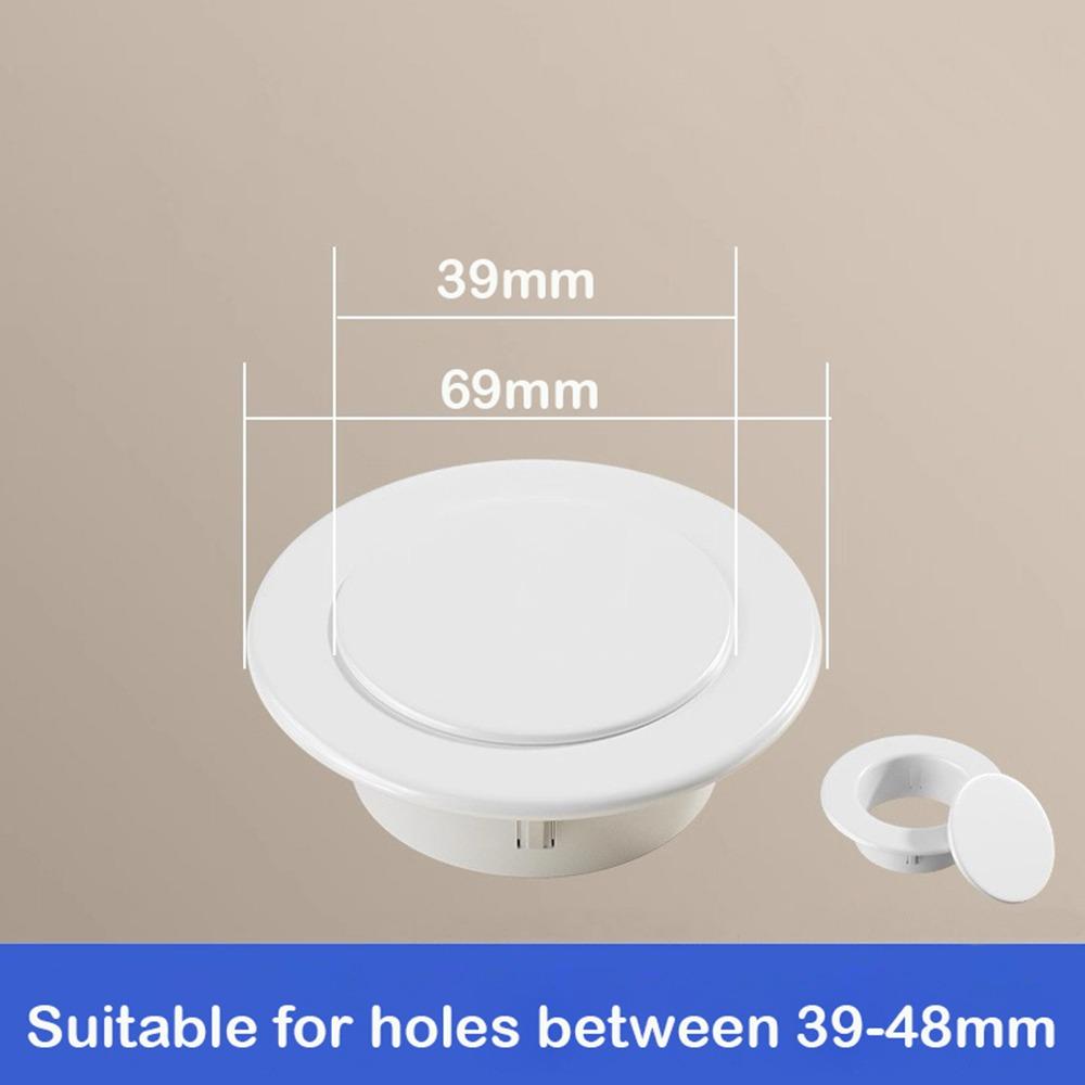New Plastic Air Conditioning Pipes Cover Split Type White Wall Decorative Cover Hole Cover Plug Cable Entry