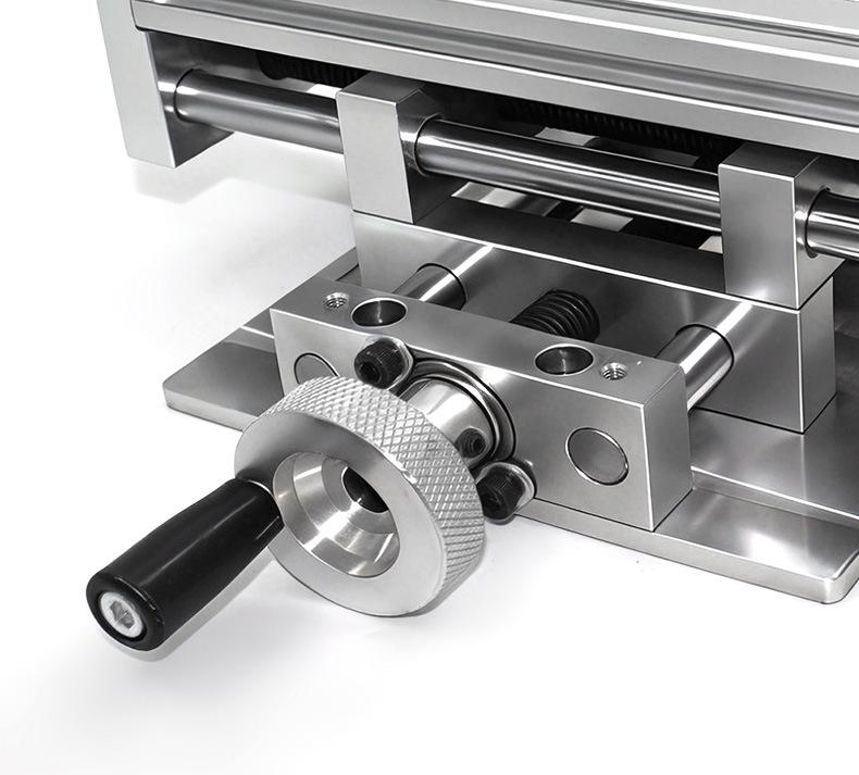 High-Precision Multifunctional Mini Milling Machine with Bench Drill Vise and XY Axis Dovetail Work Table