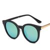 Fashion Brand Sunglasses Cat Eye Multicolor With Mirror Coated Lens For Women