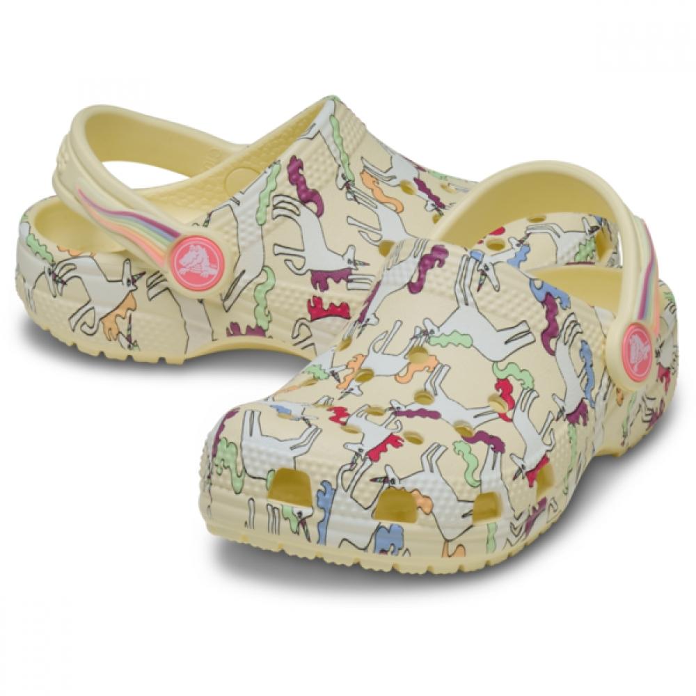 Crocs Classic Unicorn Graphic Clog 212515 7cj