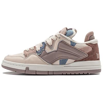 Wave PRO Comfortable Slip Resistant Cushioning Abrasion Resistant Low Top Skateboard Shoes Women's Beige Brown AECU004-1