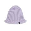 VARZAR VA Label Knit Tulip Hat Lavender