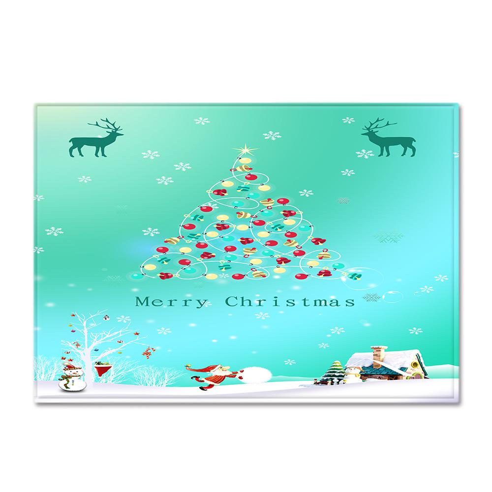 Christmas Living Room Floor Mat Bedroom Dining Room Carpet Carpet Doormat